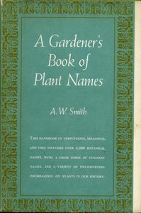 A Gardener's Book of Plant Names