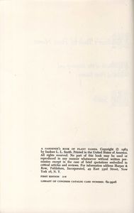 A Gardener's Book of Plant Names