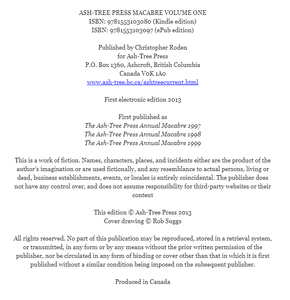 Ash-Tree Press Macabre, Volume One