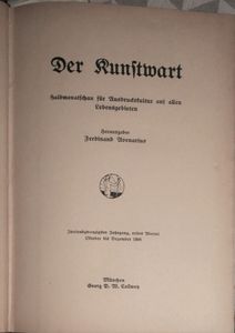 Der Kunstwart 1909 22/1