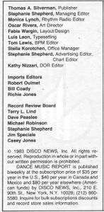 Dance Music Report Volume 6, Issue 13
