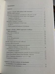 La Musa Dei Numeri. Il Ruolo Della Bellezza Nella Matematica