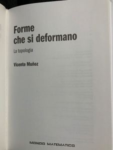 Forme Che Si Deformano. La Topologia