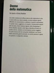 Donne Della Matematica. Da Ipazia A Emmy Noether