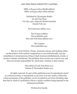 Ash-Tree Press Vampire Classics