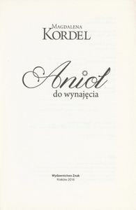 Anioł do Wynajęcia