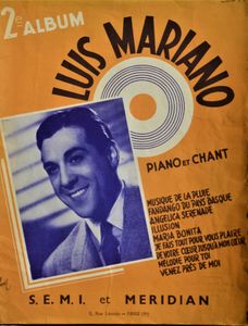 Luis Mariano - Piano Et Chant - 2e Album