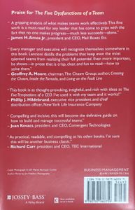 The Five Dysfunctions of a Team - A Leadership Fable