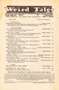 Weird Tales, Vol. 36, No. 5