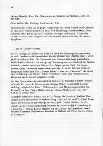 Nachrichten zur Mahler-Forschung 16