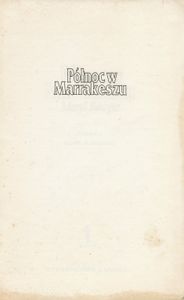 Północ w Marrakeszu