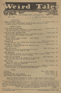 Weird Tales, Vol. 36, No. 11