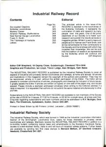 Industrial Railway Record 138