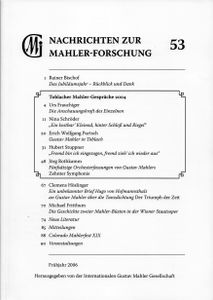 Nachrichten zur Mahler-Forschung 53