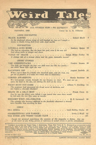 Weird Tales, Vol. 37, No. 1