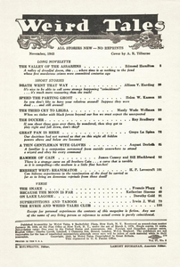 Weird Tales, Vol. 37, No. 2