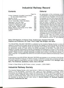 Industrial Railway Record 141
