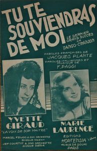 Tu Te Souviendras de Moi