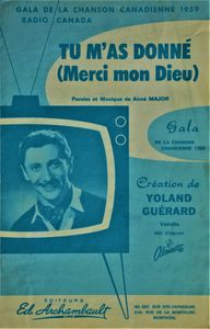 Tu M'as Donné (Merci Mon Dieu)