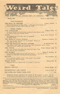 Weird Tales, Vol. 37, No. 4