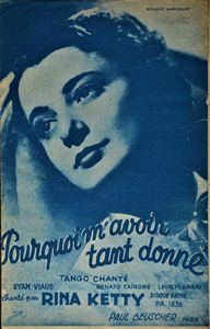 Pourquoi m'avoir Tant Donné