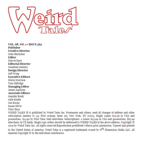 Weird Tales, Vol. 68, No. 1