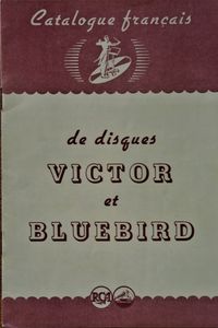 Catalogue Français de Disques Victor et Bluebird