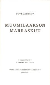 Muumilaakson marraskuu