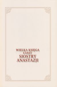 Wielka Księga Ciast Siostry Anastazji