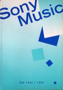 Sony Music Gesamtkatalog Pop 1993 / 1994