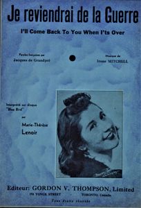 Je Reviendrai de la Guerre