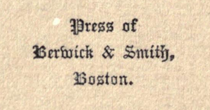 Berwick & Smith Co.