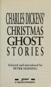 Charles Dickens' Christmas Ghost Stories