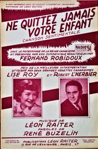Ne Quittez Jamais Votre Enfant
