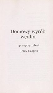 Domowy Wyrób Wędlin