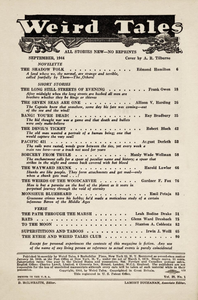 Weird Tales, Vol. 38, No. 1