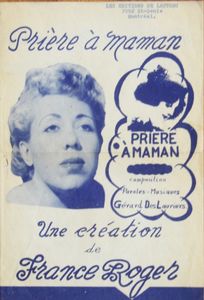 Prière à Maman