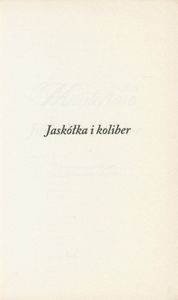 Jaskółka i Koliber