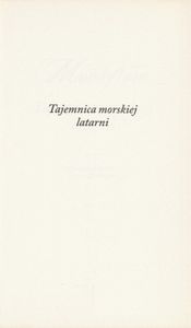 Tajemnica Morskiej Latarni