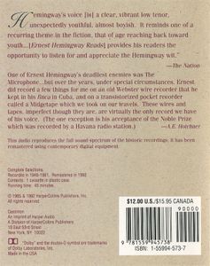 Ernest Hemingway Reads