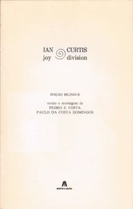 Ian Curtis - Joy Division