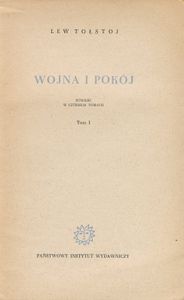 Wojna i Pokój (Tom I)