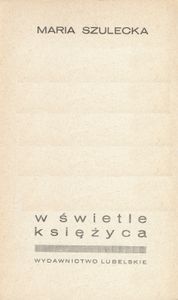 W Świetle Księżyca