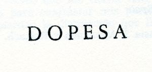 Dopesa