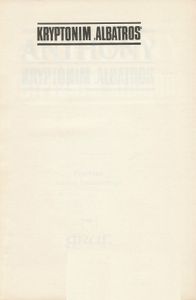 Kryptonim Albatros