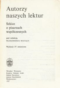 Autorzy Naszych Lektur