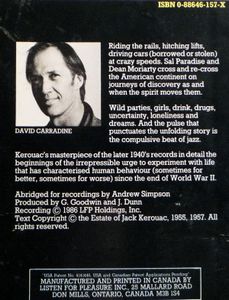 David Carradine Reads on the Road by Jack Kerouac