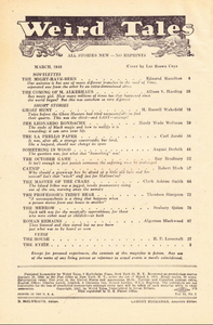 Weird Tales, Vol. 40, No. 3