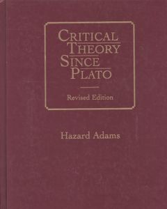 Critical Theory Since Plato