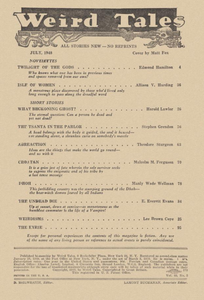 Weird Tales, Vol. 40, No. 5